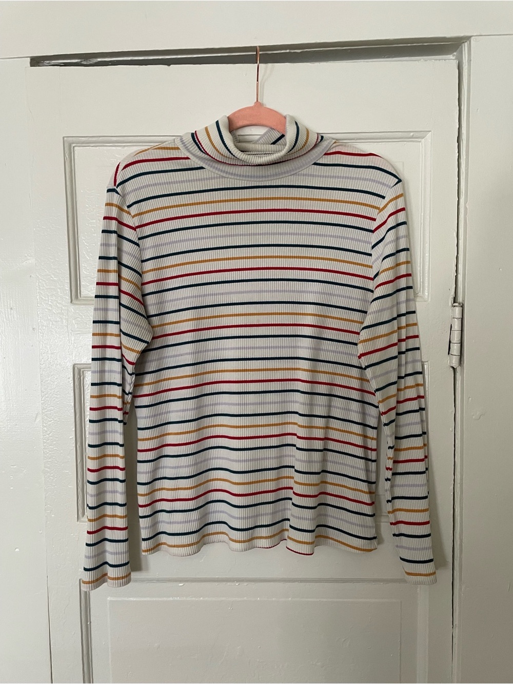 Old Navy Colorful Stripped Turtle Neck Shirt